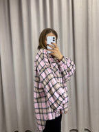 Koszula flanelowa z bufiastym rękawem